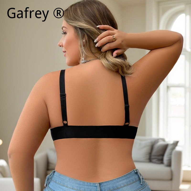 Plus Size Women French Lace Wi - огляд і ціна Bralette Wireless Soft