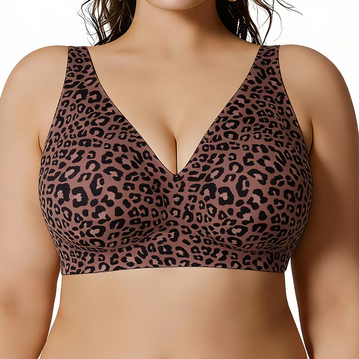 Leopard Print Wireless Push-Up - огляд і ціна Bralette Wireless Soft
