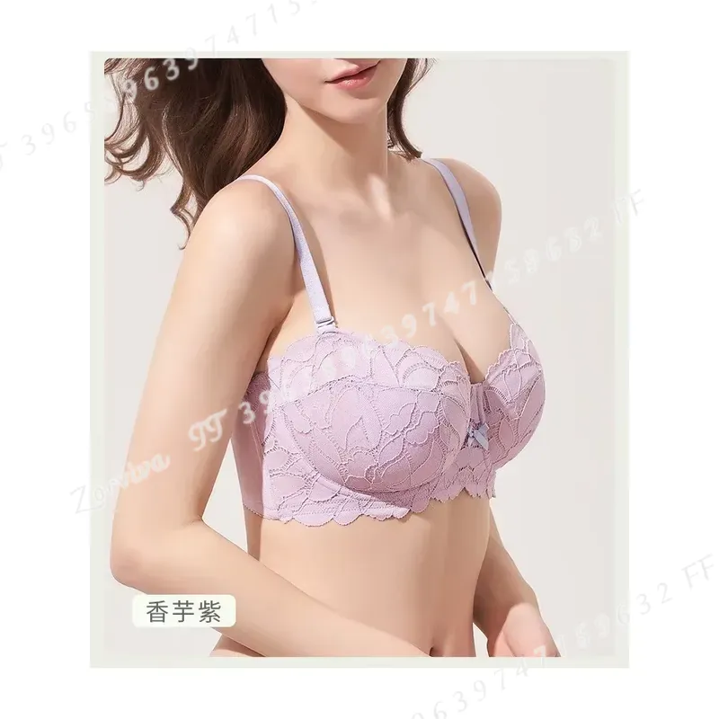 Women Plus Size French Lace Br - огляд і ціна Bralette Wireless Soft