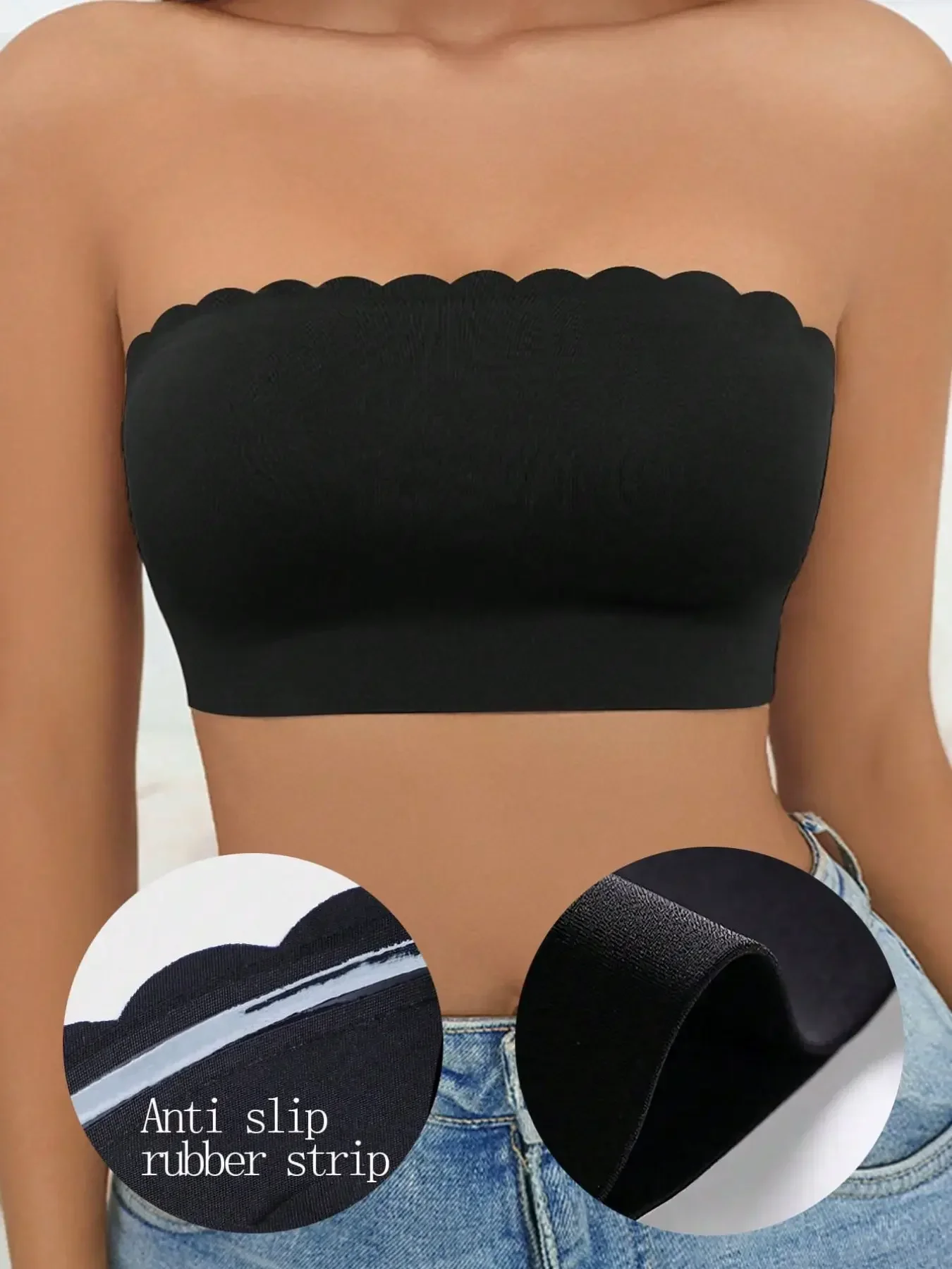 Women's Strapless Bra, Seamles - огляд і ціна Bralette Wireless Soft