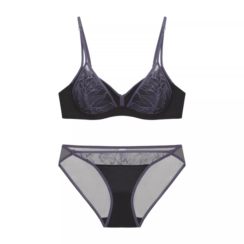 Women French Lace Non Padded B - огляд і ціна Bralette Wireless Soft